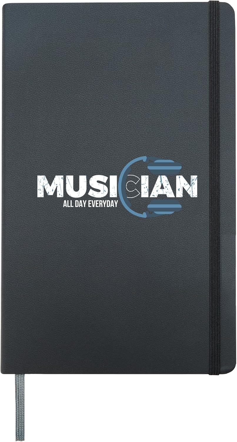 Awesome Music Hardcover Journal, Black