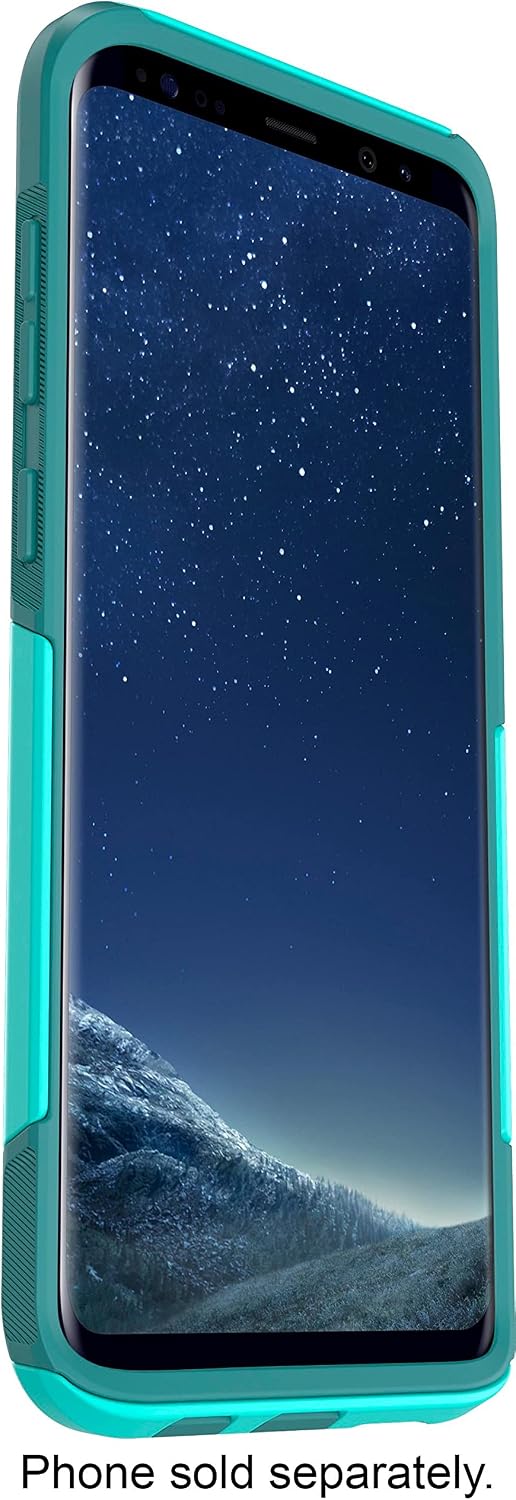 OtterBox Commuter Series Case for Samsung Galaxy S8+ (Only) - Non-Retail Packaging - Aqua Mint Way (Aqua Mint/Mountain Range Green)