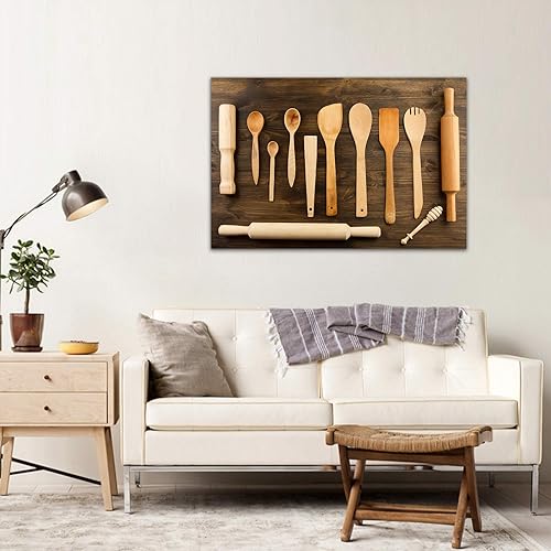 Vista 40 de Arte de decoración de pared para comedor, cocina, cocina, comedor, especias, verduras, cocina, comedor, decoración de pared, pintura artística