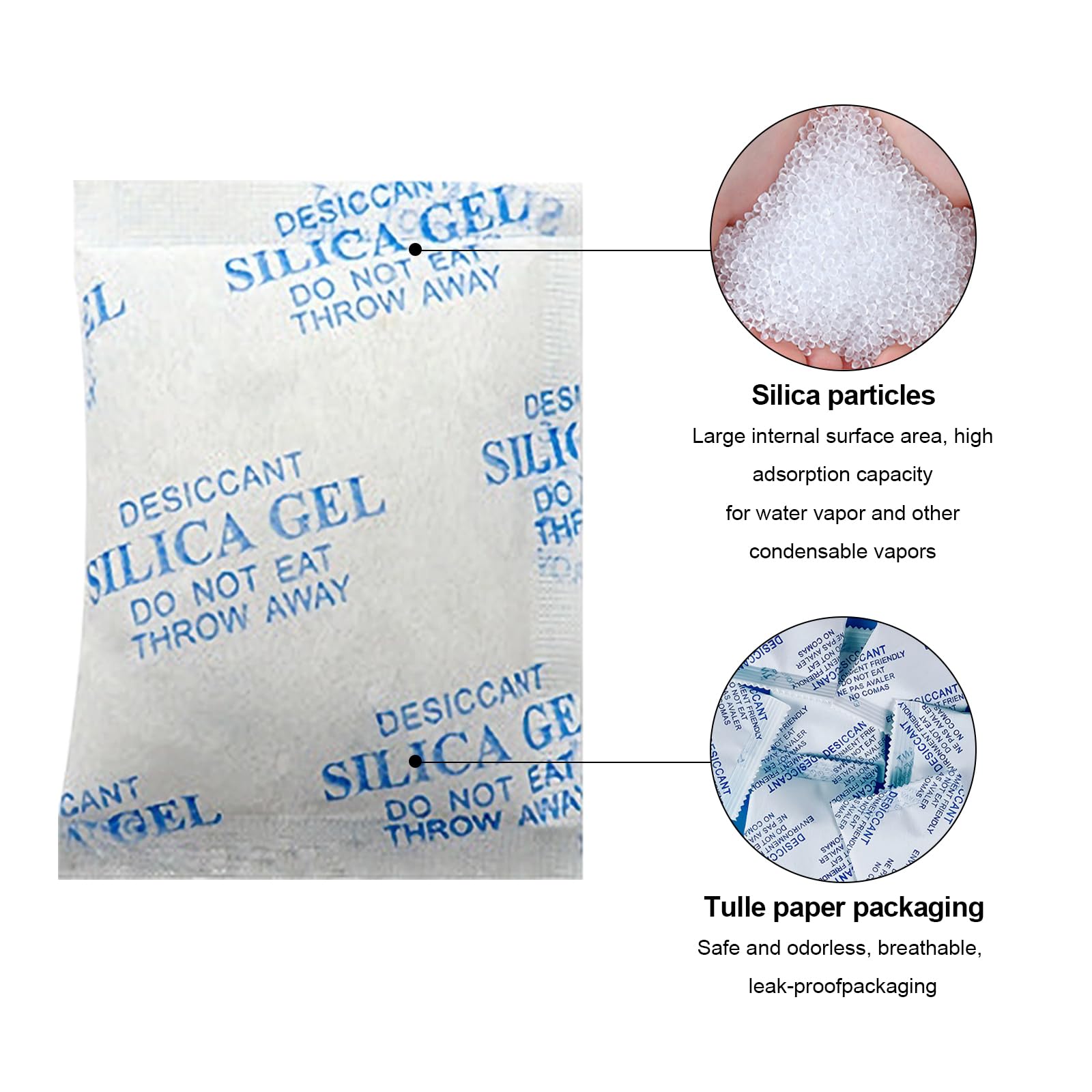 20 Pezzi Essiccanti Per Alimenti Petkit - Gel Di Silica Per Mangiatoie Automatiche Gatti E Cani