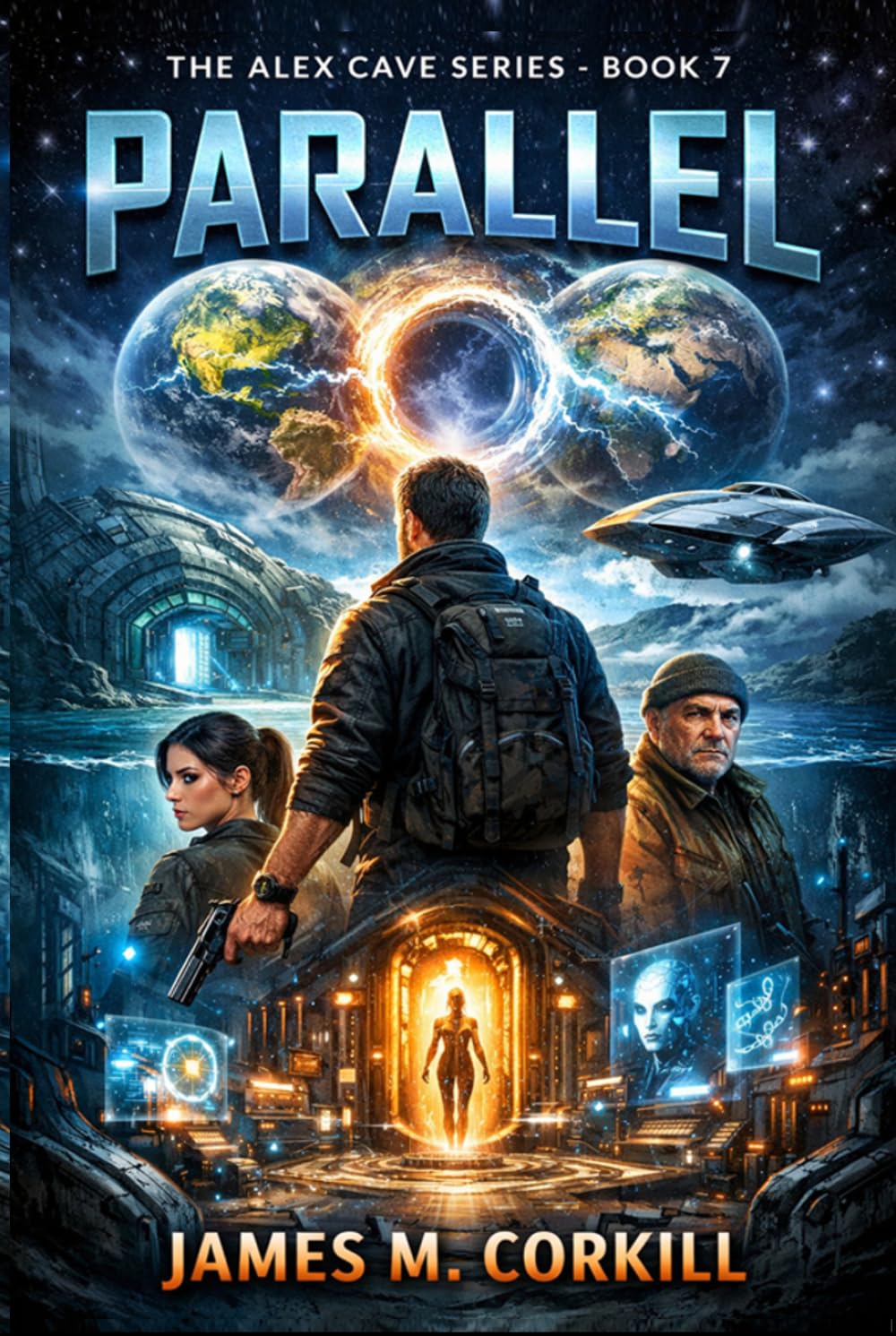 Parallel. The Alex Cave Series book 6.: Does a sentient android have a soul?
