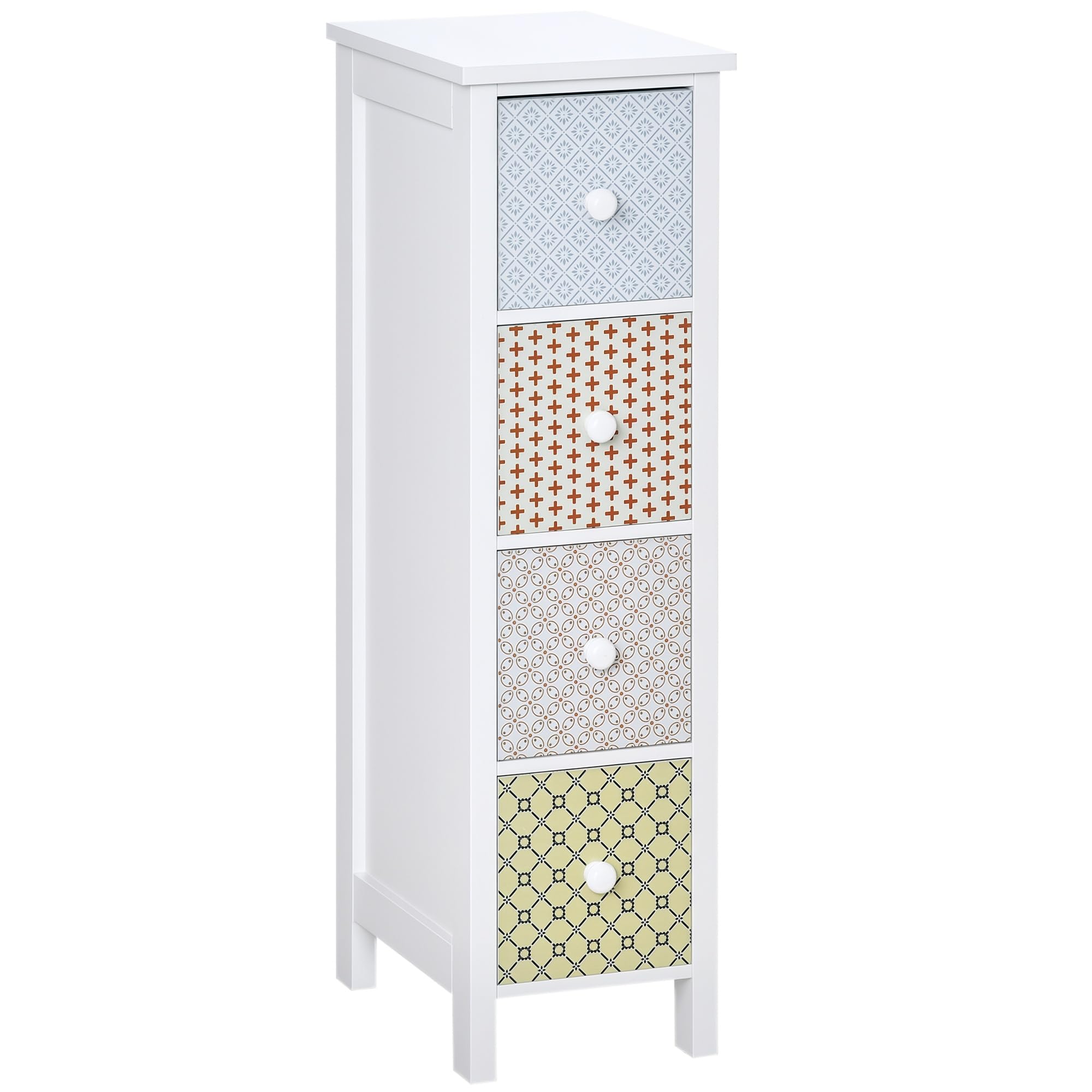 Chest of Drawers - 4 Drawer Dresser - Storage Organizer Toilet Tissue Cabinet for Bedroom - Bathroom Cabinet - Unit - Home Living  | TJ Hughes Multi