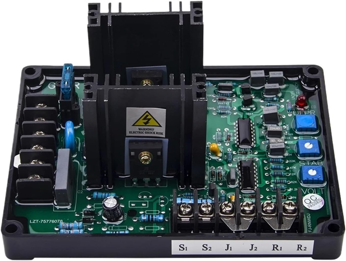 1pcs GAVR-15A GAVR-15B General Brushless Generator Universal 3 Phase Voltage Stabilizer Automatic Voltage Regulator Gavr Automatic Voltage Regulator 15A AVR-15A(GAVR 20A)