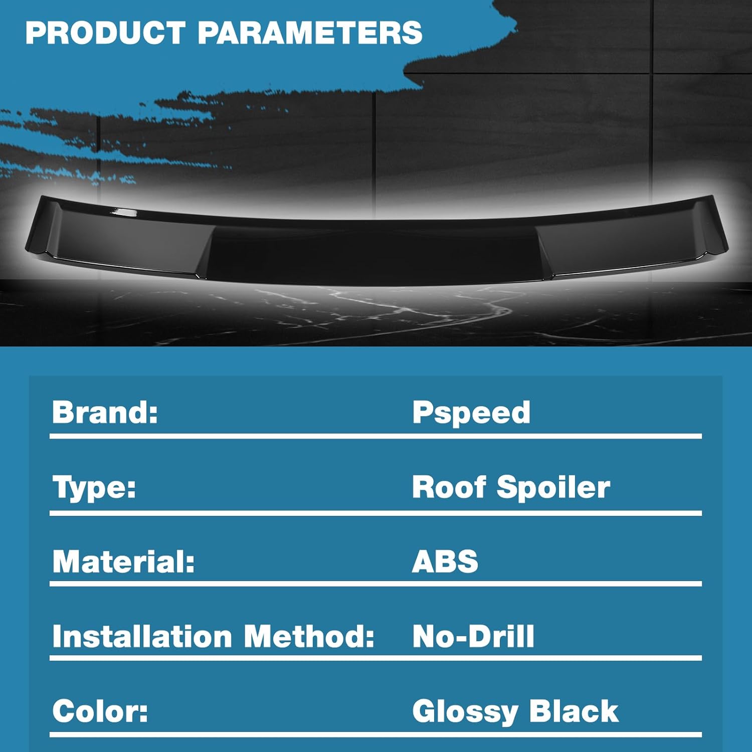 Rear Roof Spoiler fit for Lexus IS300 Sedan Base 2021-2025,for Lexus IS350 Sedan Base/F Sport 2021-2025,for IS500 F Sport Performance 2022-2025 Gloss Black Roof Spoiler