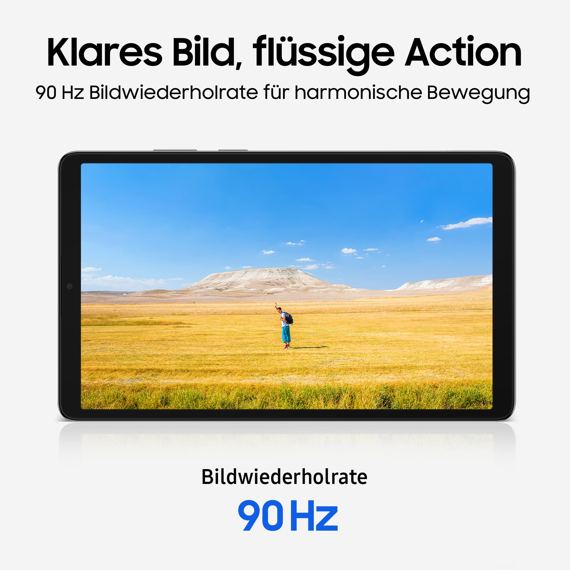 Samsung Galaxy Tab A11, Android Tablet, 8,7 Zoll Display mit 90 Hz Bildwiederholrate, 64 GB Speicher, 4 GB RAM, Dolby Dual-Lautsprecher, Gray, 3 Jahre Herstellergarantie [Exklusiv bei Amazon]