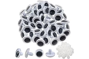 TOAOB Black Wiggle Googly Eyes for Crafts