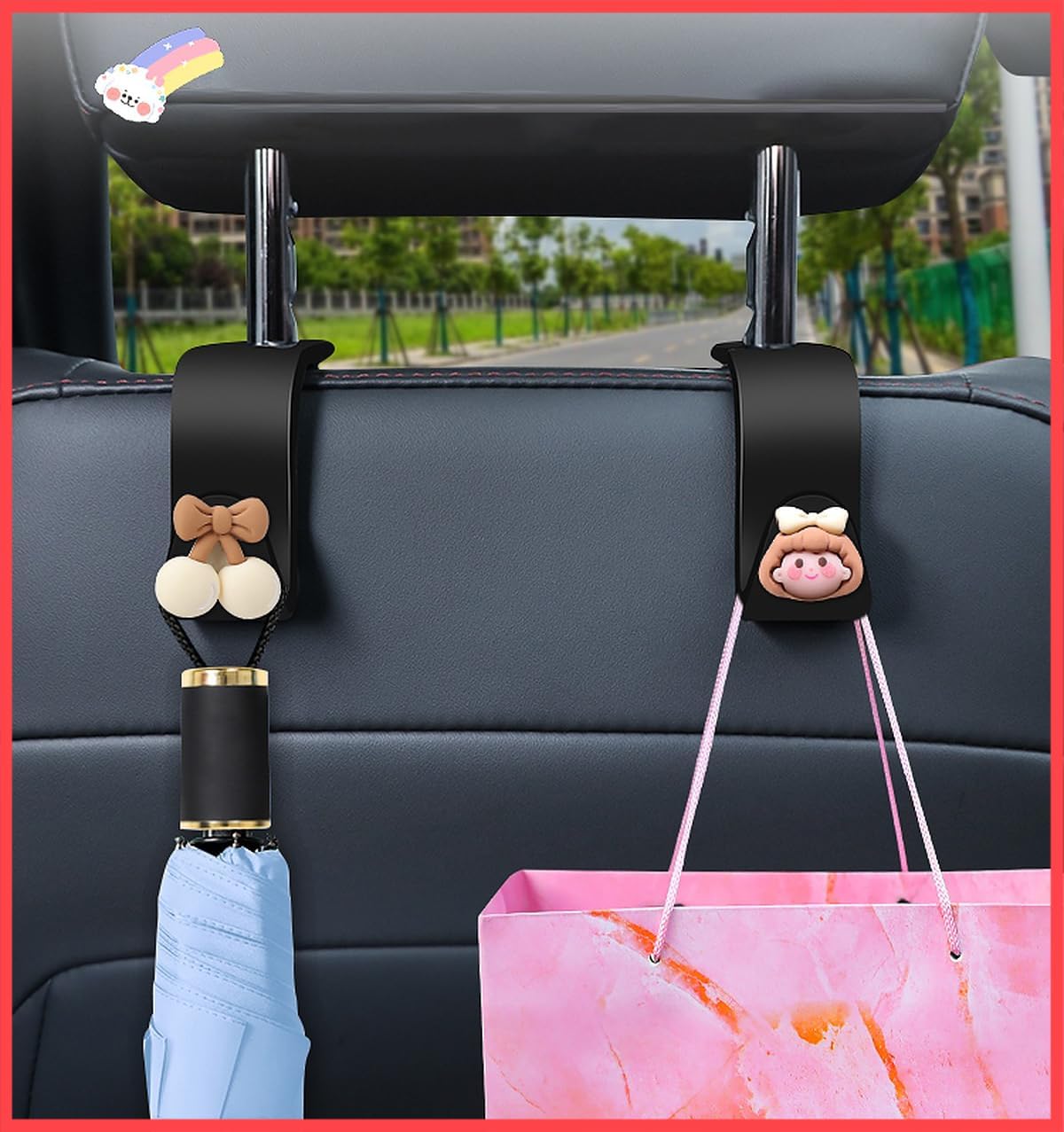 2 In 1 Car Headrest Hidden Hook, 2023 New 2 In 1 Car Seat - Foto 10