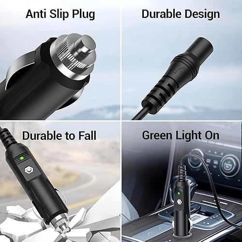 Miniatura 6 de Cable de alimentación de 14 V CC para cargador de batería NOCO Jump Starter compatible con NOCO GB70 GB150 GB250 GB251 GB500 GB500 GB500 XGC4 XGC