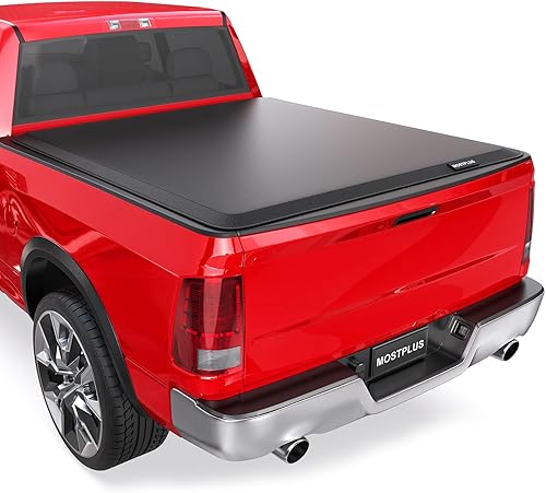 Miniatura 1 de MOSTPLUS Cubierta enrollable de vinilo suave para caja de camioneta compatible con Ram 1500 Classic 19-23 Ram 2500 3500 sin RamBox en la parte