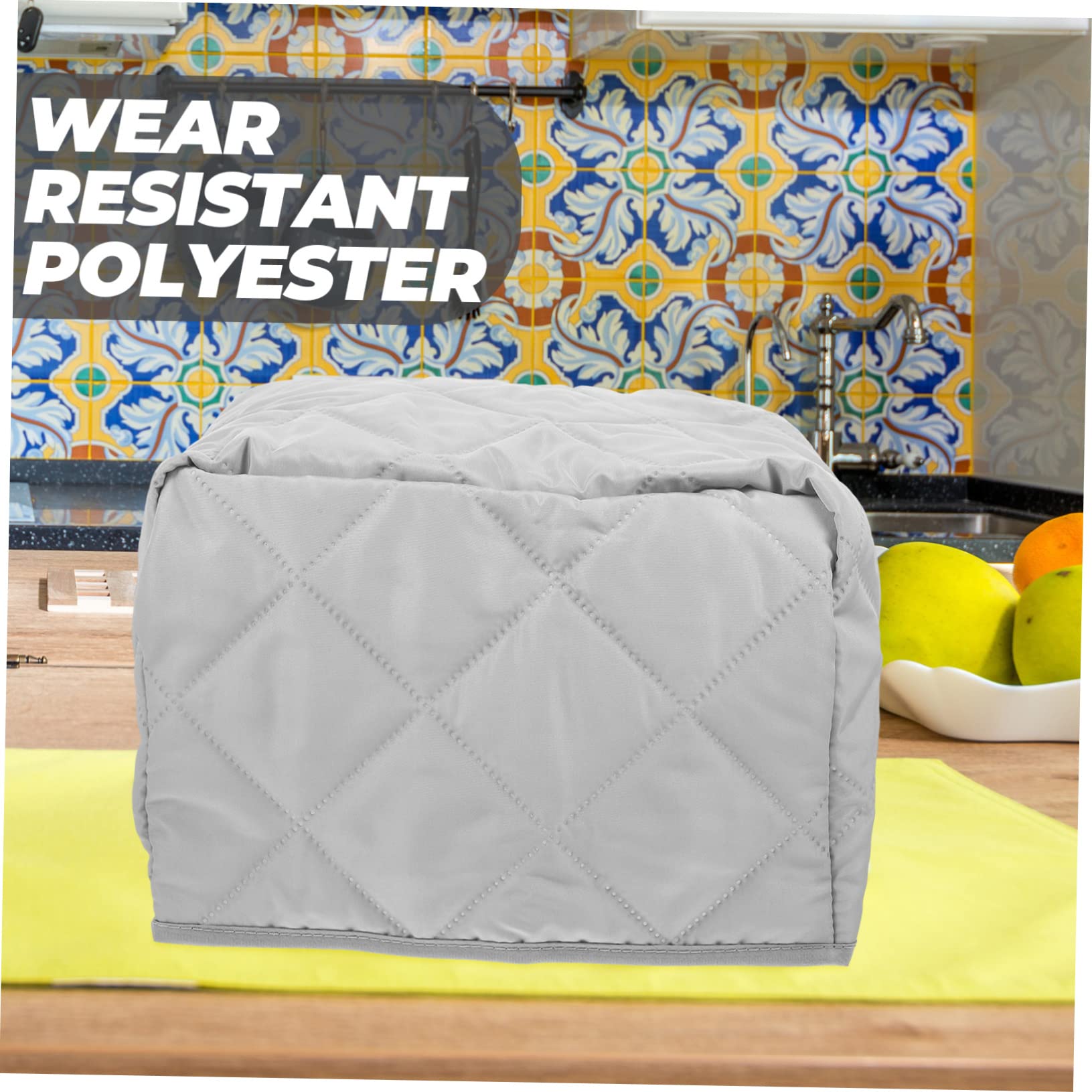 ABOOFAN 2 Pz parapolvere macchina del pane Copertura antipolvere per tostapane Copertura per tostapane resistente all'usura e per elettrodomestici da cucina cappotto Grey
