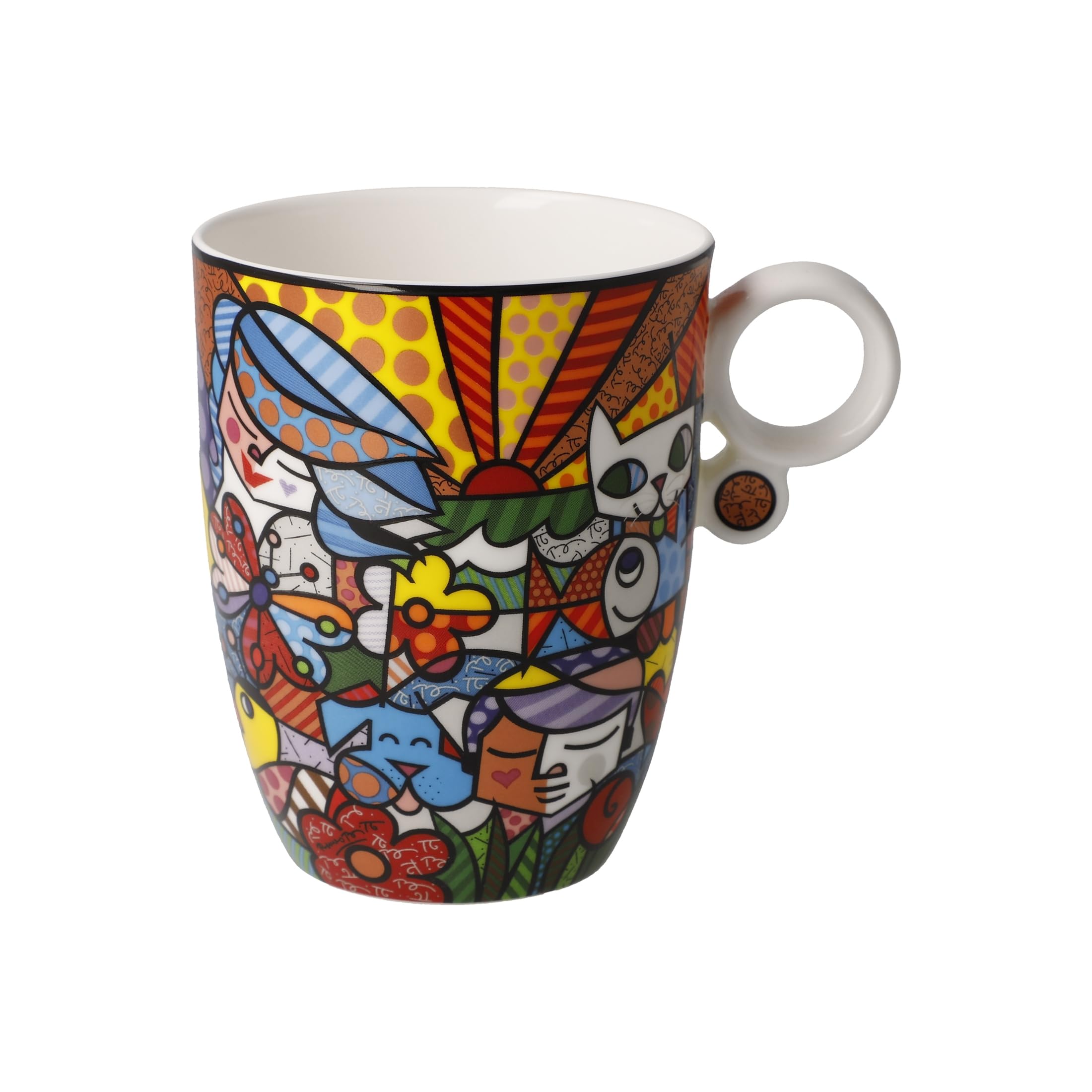 Goebel Artist Mug Romero Britto Garden Pop Art
