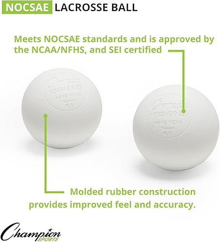 Miniatura 3 de Champion Sports Bolas de lacrosse en un cubo