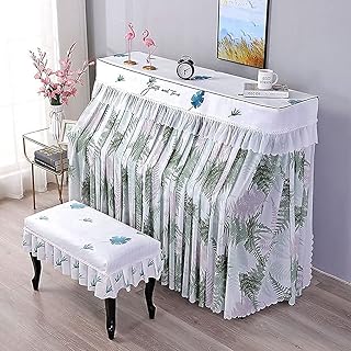 Piano Cover Cloth Upright Piano Cover Piano Cover Piano Cover Full Cover with Piano Stool Piano top Cover Soft Protective Cover Suitable for 148~153cm Piano and Single/Double (Color : Full) (Full)