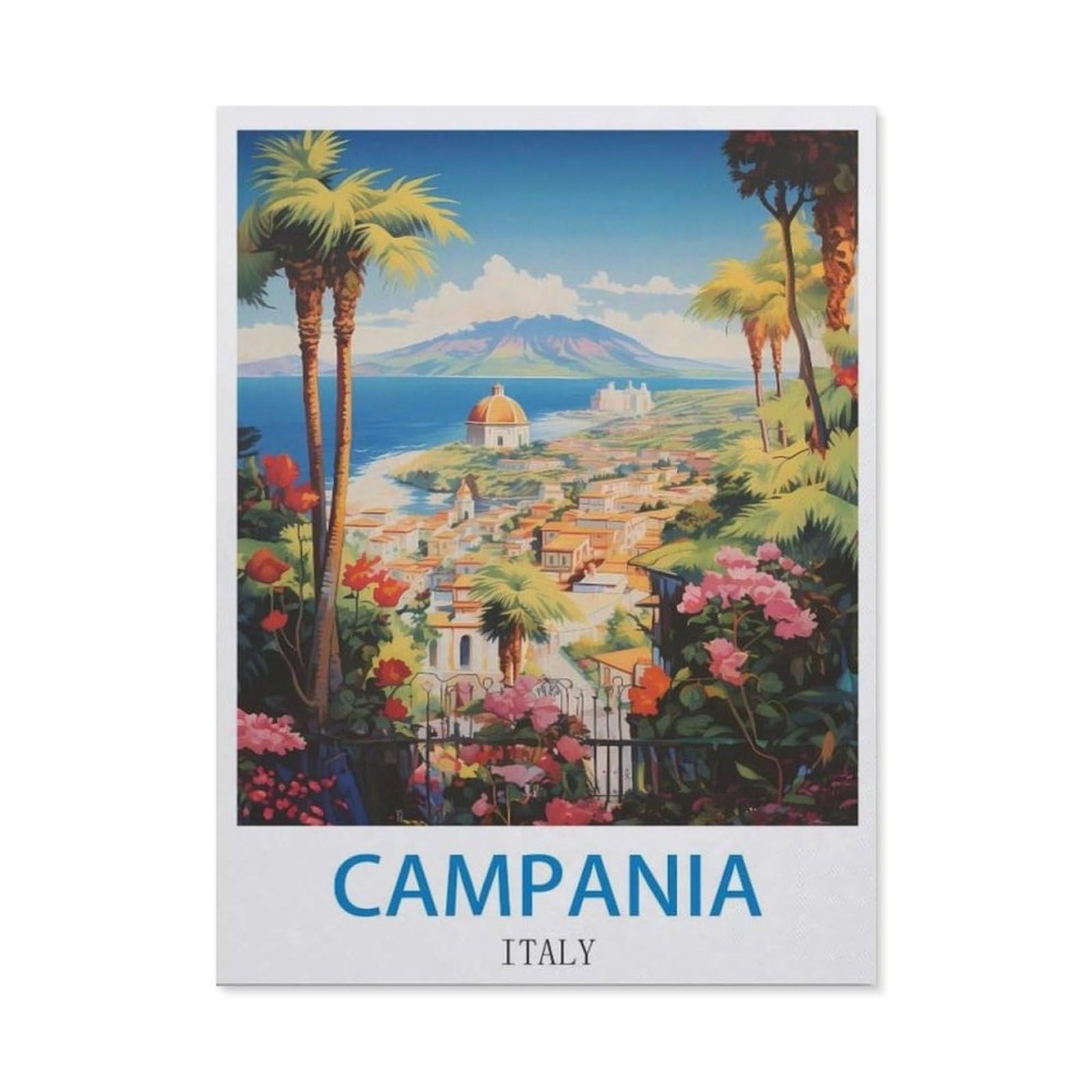 BEAYODKP Diamond Painting Kits ，Campania Italy（50 x 60 cm）