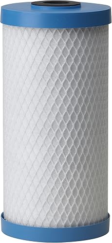 Pentair Pentek ChlorPlus10BB - Filtro de agua de carbono azul grande, 10 pulgadas, cartucho de repuesto de carbono con reducción de cloramina para