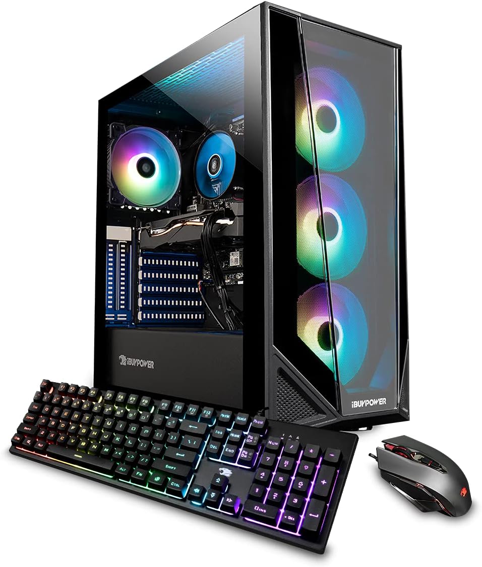 Amazon.com: iBUYPOWER Element SE Gaming PC Desktop Computer AMD Ryzen 5 ...