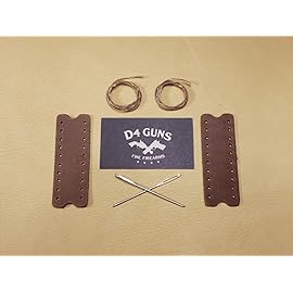 D4 Guns Handcrafted Leather Lever Wrap for Lever Action Rifles and Shotguns (Dark Brown)