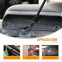 Vista 9 de GOOACC Herramienta de eliminación de arañazos de ajuste automático, 8 piezas, kit de herramientas de eliminación de sujetadores de moldura