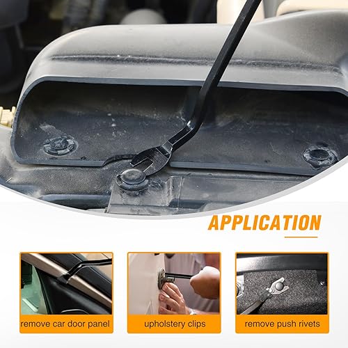 Miniatura 9 de GOOACC Kit de herramientas de extracción de molduras automáticas de 8 piezas, kit de herramientas de palanca sin rasguños para el panel de la