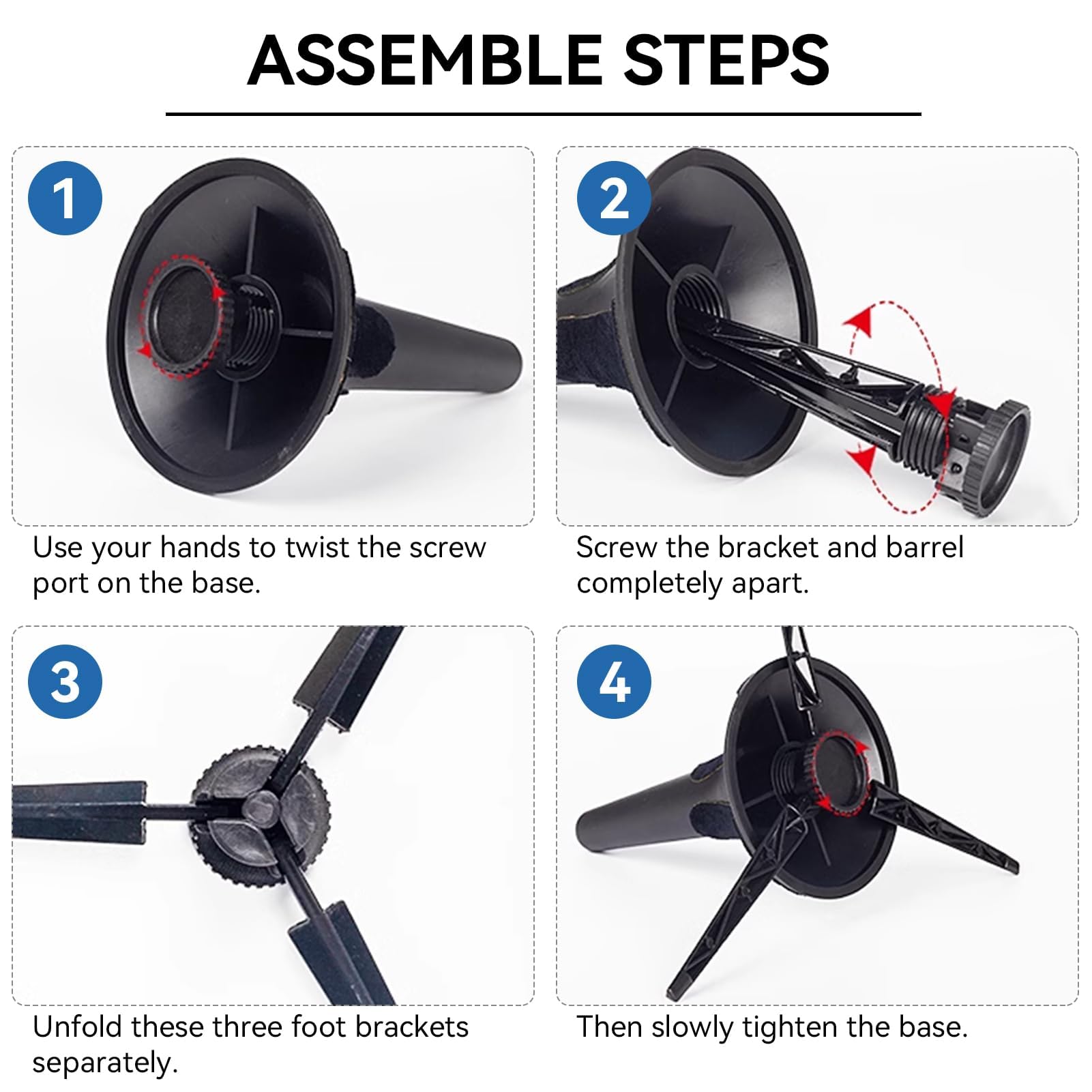 Support de Trompette Portable Pliable, 17,5x10,5x10,5 cm/ 6,89x4,13x4,13" Supports et Titulaires à 3 Leg Porte l'Instrument en Laiton se Dresse des Jambes Stables pour Trompette