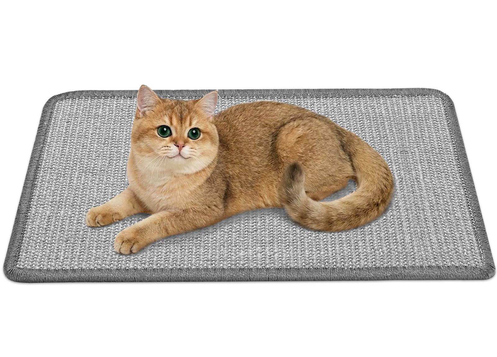 Gimars Katzen Kratzbrett, L förmige Kratzbrett für Katzen, Kratzpappe für Katzen mit Spielbällen und Verstecktunnel, Karton Kratzbretter  Kratzmatte, Kratzmöbel zum Schutz von Möbeln, Natur