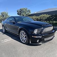 Vista 8 de SPEC-D TUNING Luces de parachoques de lente transparente con carcasa cromada compatibles con Ford Mustang V6 GT L+R 2005-2009, conjunto de par