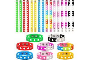 BENBO 8-Color Adjustable Rubber Bracelets
