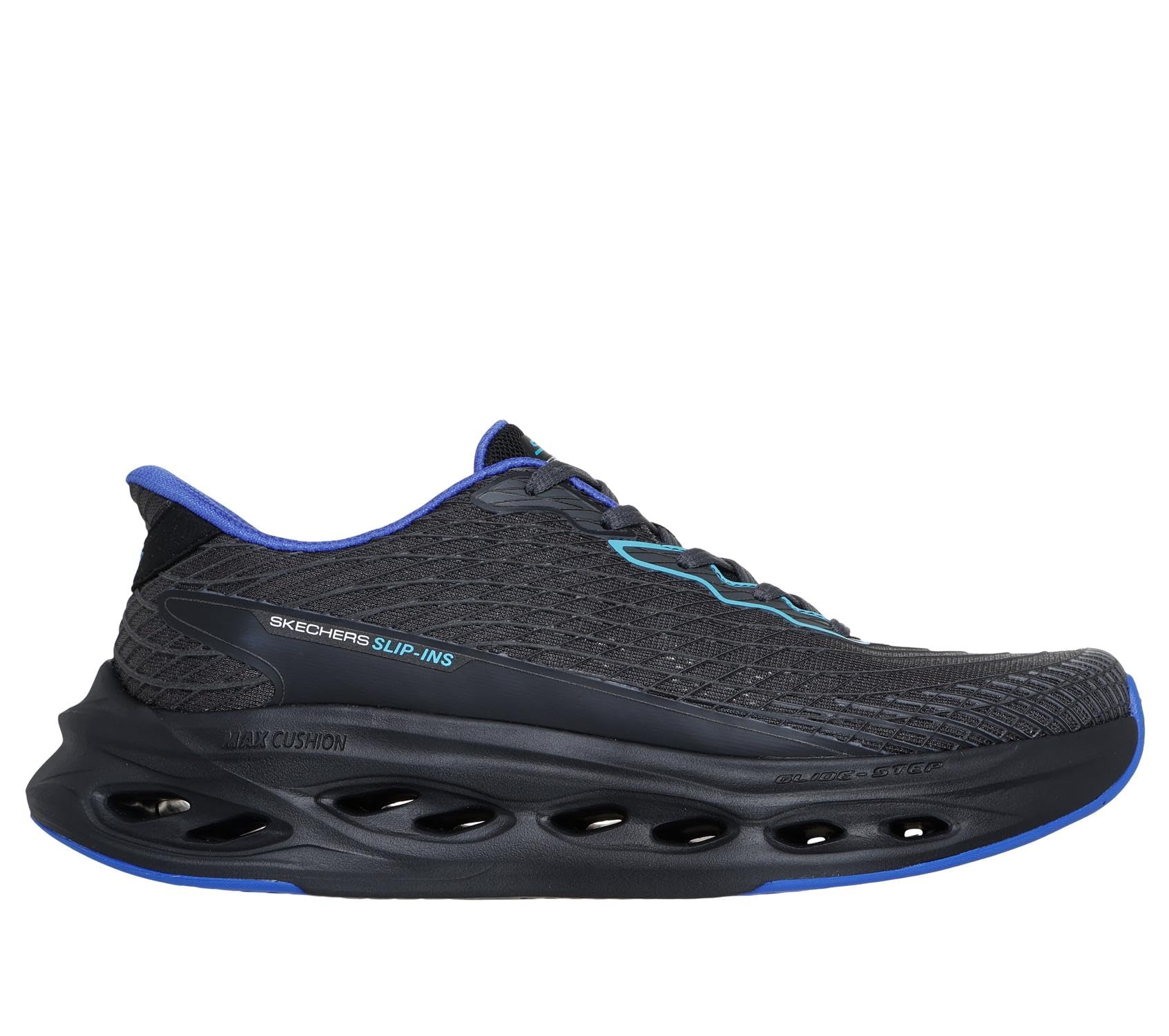 Skechers Hombre MAX Cushioning Glide-Step Sapphire Slip-In Entrenador