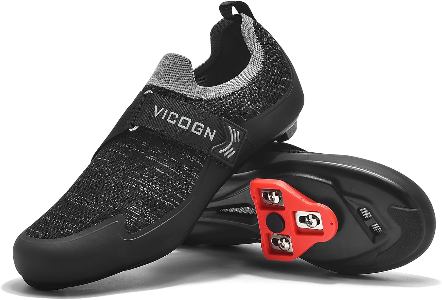 Mens Womens Indoor Cycling Shoes Compatible with Peloton Bike Pre-Installed with Look Delta Cleats Clip in Outdoor Road Bike Shoes