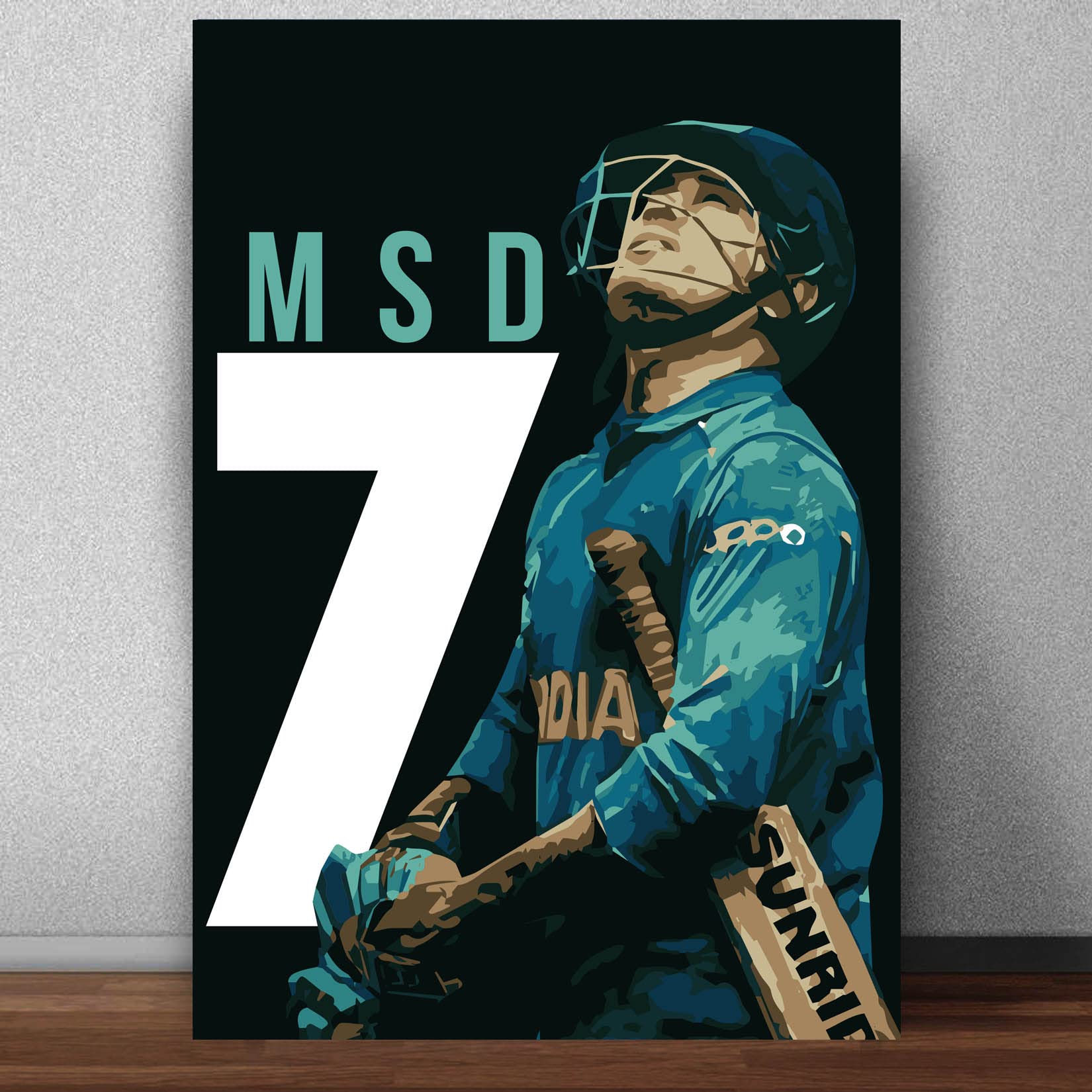 Good Hope - Dhoni7 Utd Poster For Room & Office (13 Inch X 19 Inch, Rolled)
