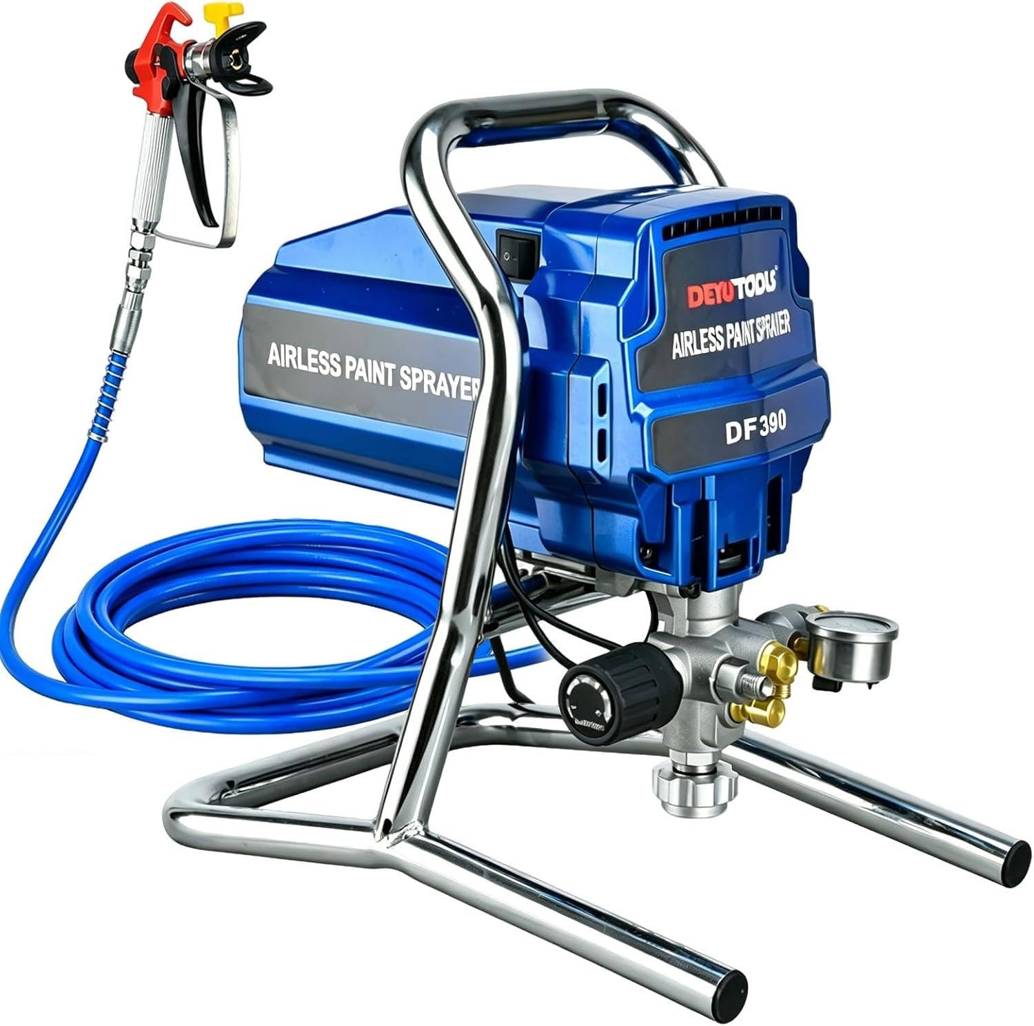 XUXIAO Airless Paint Sprayer, 1800W 3000PSI High Power Electric Sprayer, Fine and Even Painting Effect, for Home Interior and Exterior Furniture
