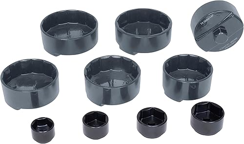 Miniatura 5 de Lisle 61450 Juego de llaves de tapa de extremo HD de 10 piezas