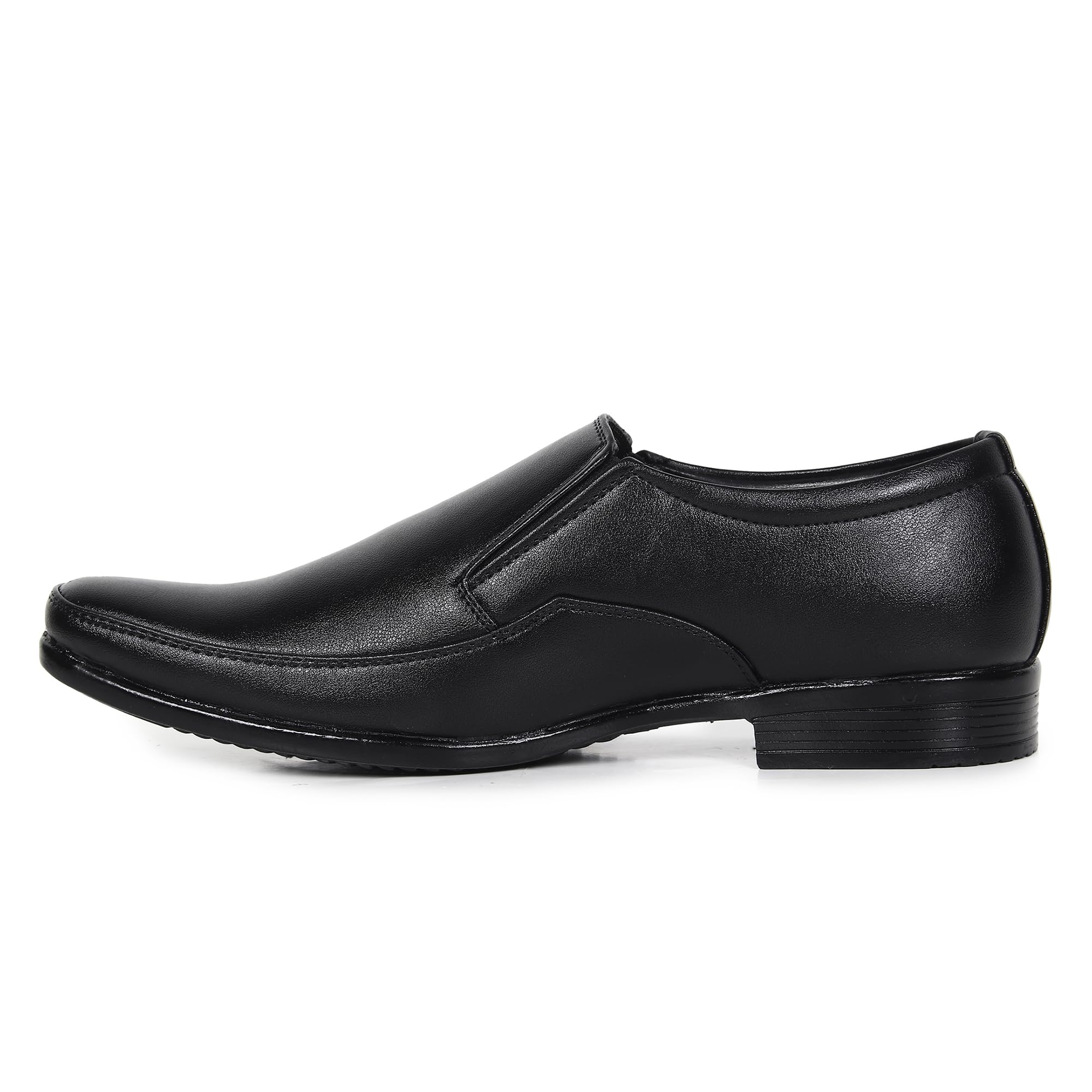 Men's Leather Slip-on Shoes | High Traction Sole Formal Footwear-image-41
