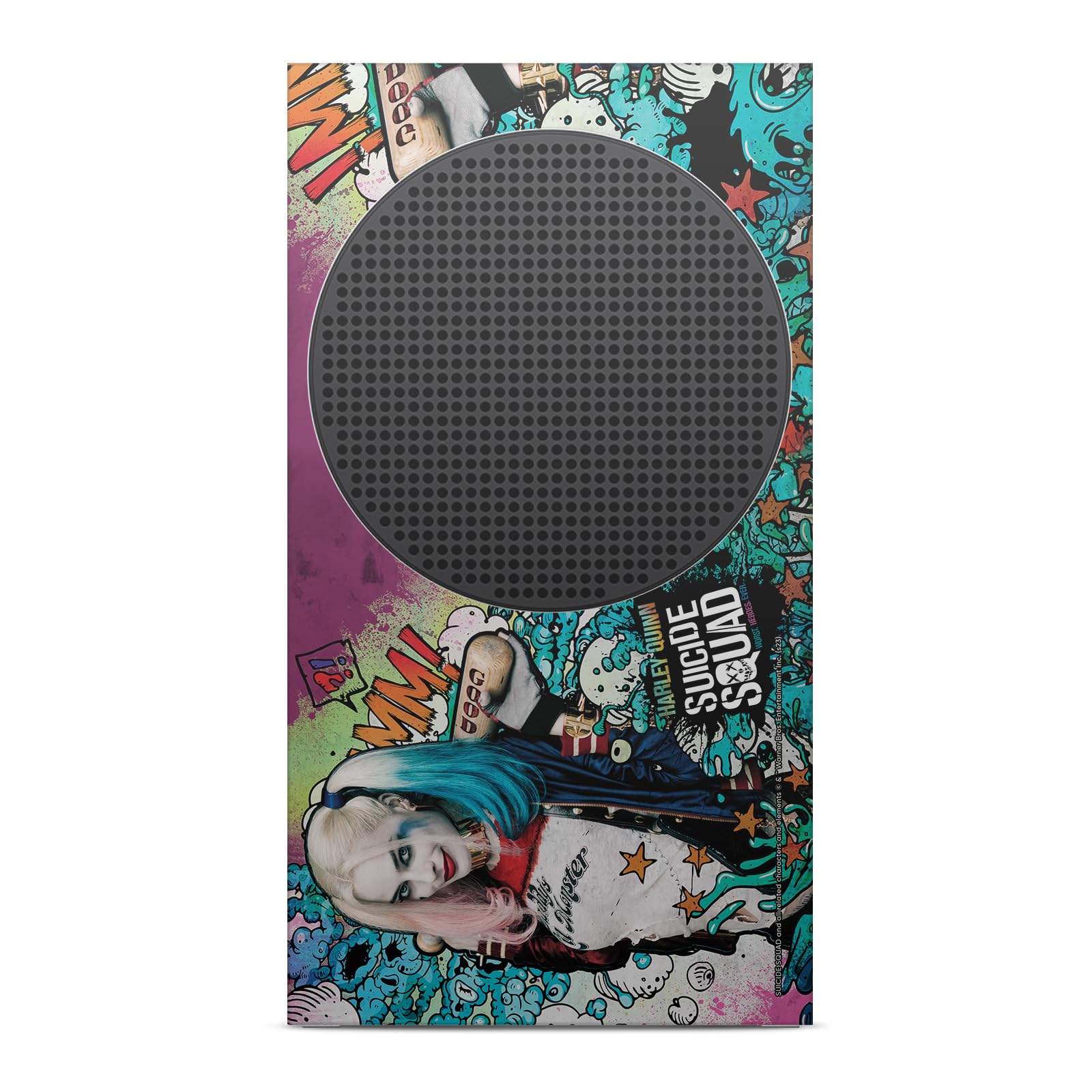 Head Case Designs sous Licence Officielle Suicide Squad 2016 Affiche Harley Quinn Graphiques Vinyle Autocollant De Jeu Peau Autocollant Compatible avec Xbox Series S Console and Controller Bundle
