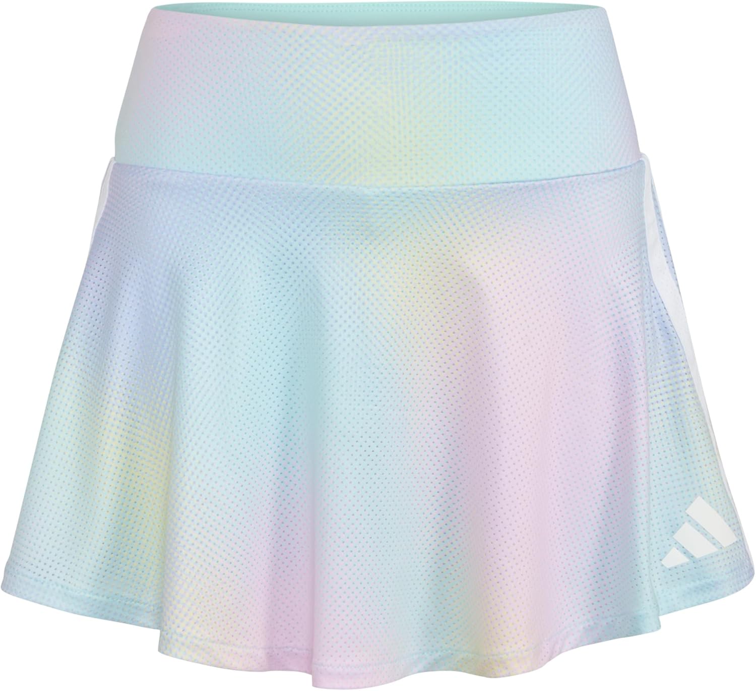 adidas Girls AOP 3-Stripe Flounce Skort