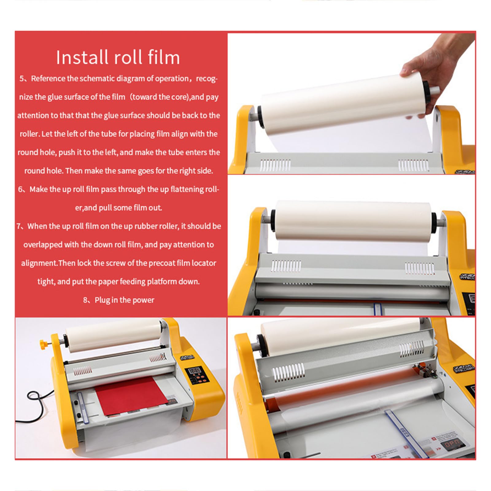 Laminatrice a freddo a caldo,formato A3,per ufficio, riscaldamento rapido,macchina di laminazione termica con display digitale mono e bifacciale, per uso commerciale scolastico