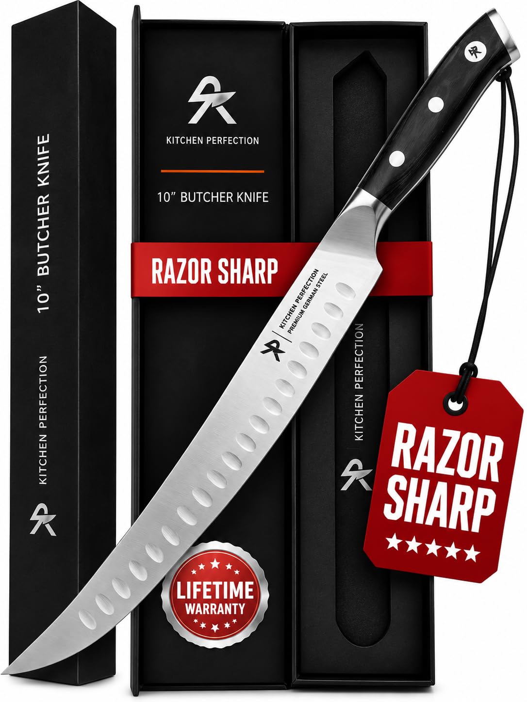 Kitchen perfection 12" Brisket Knife for Carving & Slicing Meat - BBQ Gifts — Amazon image 9