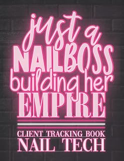 Client Tracking Book Nail Tech: Client Record Book for Nail Technician | Salon Client Record Book with Alphabetical Tabs A-Z | Client Profile Book | Client Data Organizer