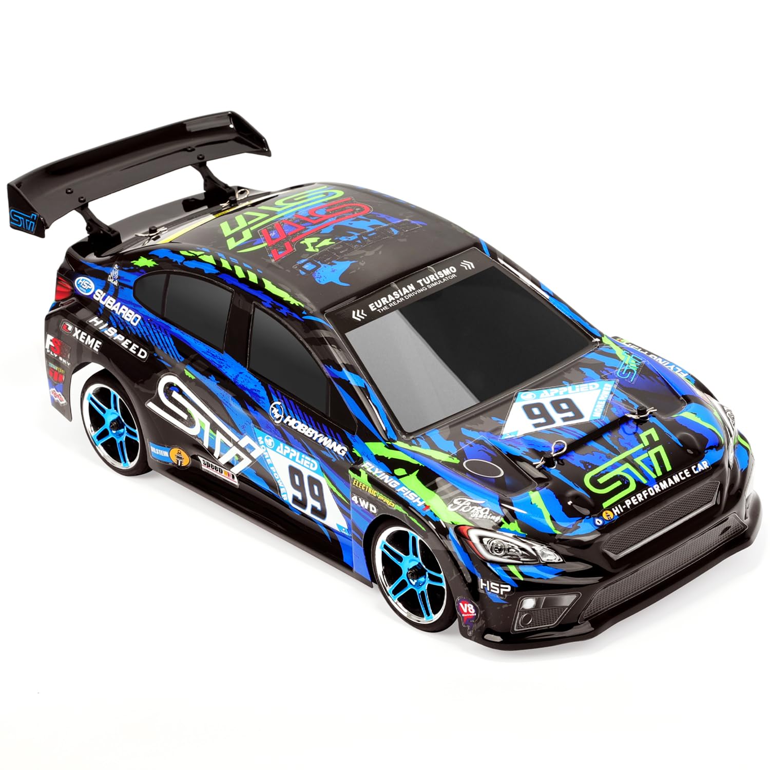 HSP Racing Rc Drift Car 4WD 1:10 Electric Power On Road Rc Car
