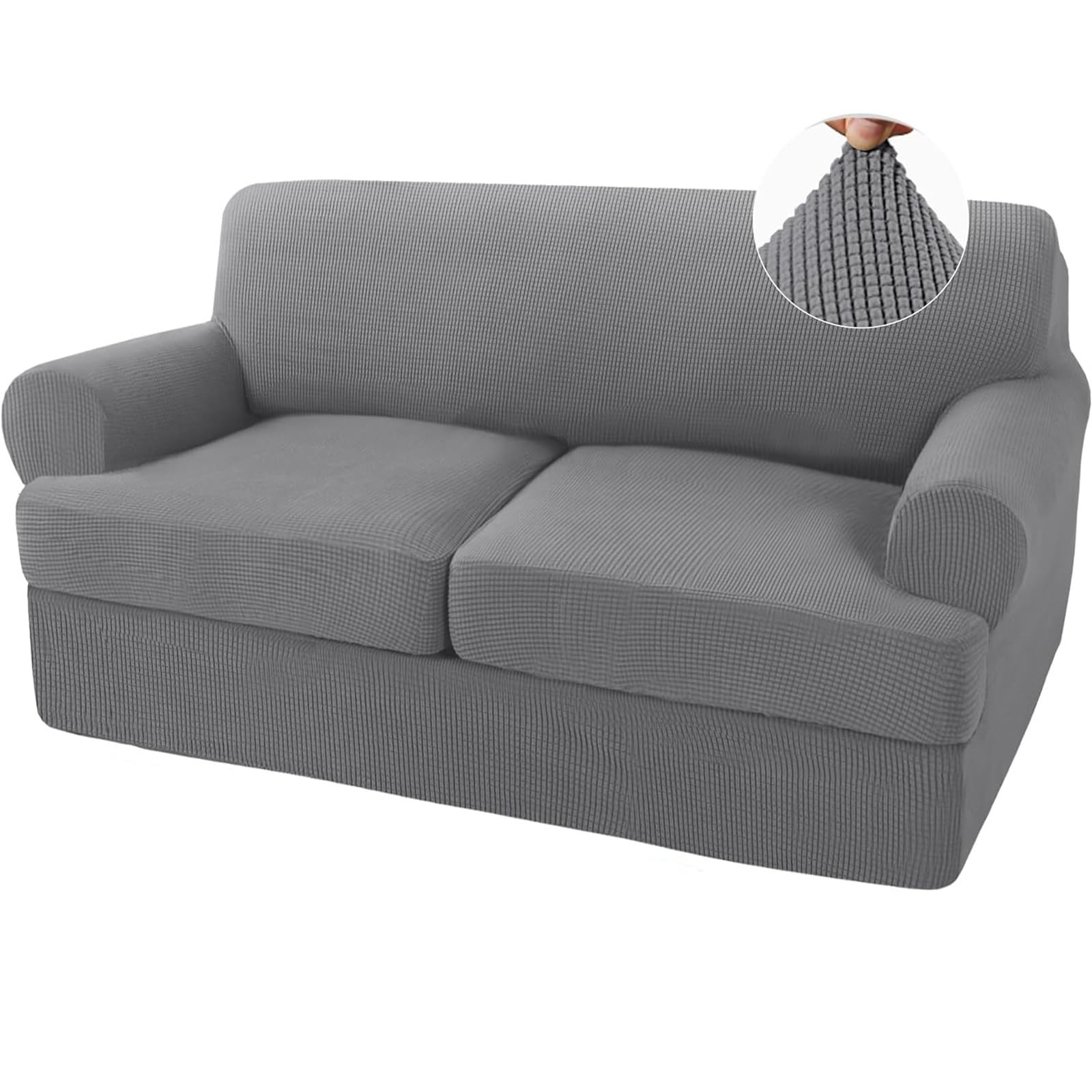 Housse de canapé jacquard de remplacement haut de gamme pour coussin en T