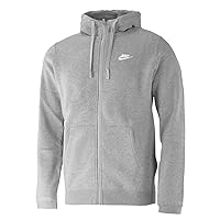 Nike M NSW FZ FLC Club Felpa con cappuccio, uomo