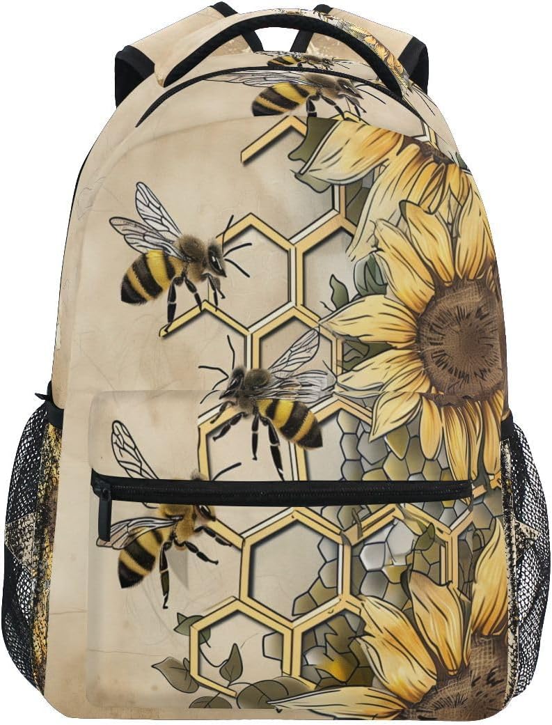 Money Hundred Dollar Bill Backpack Schoolbag With Name Tag Laptop Bookbag for College Travel Work for Men and Women
