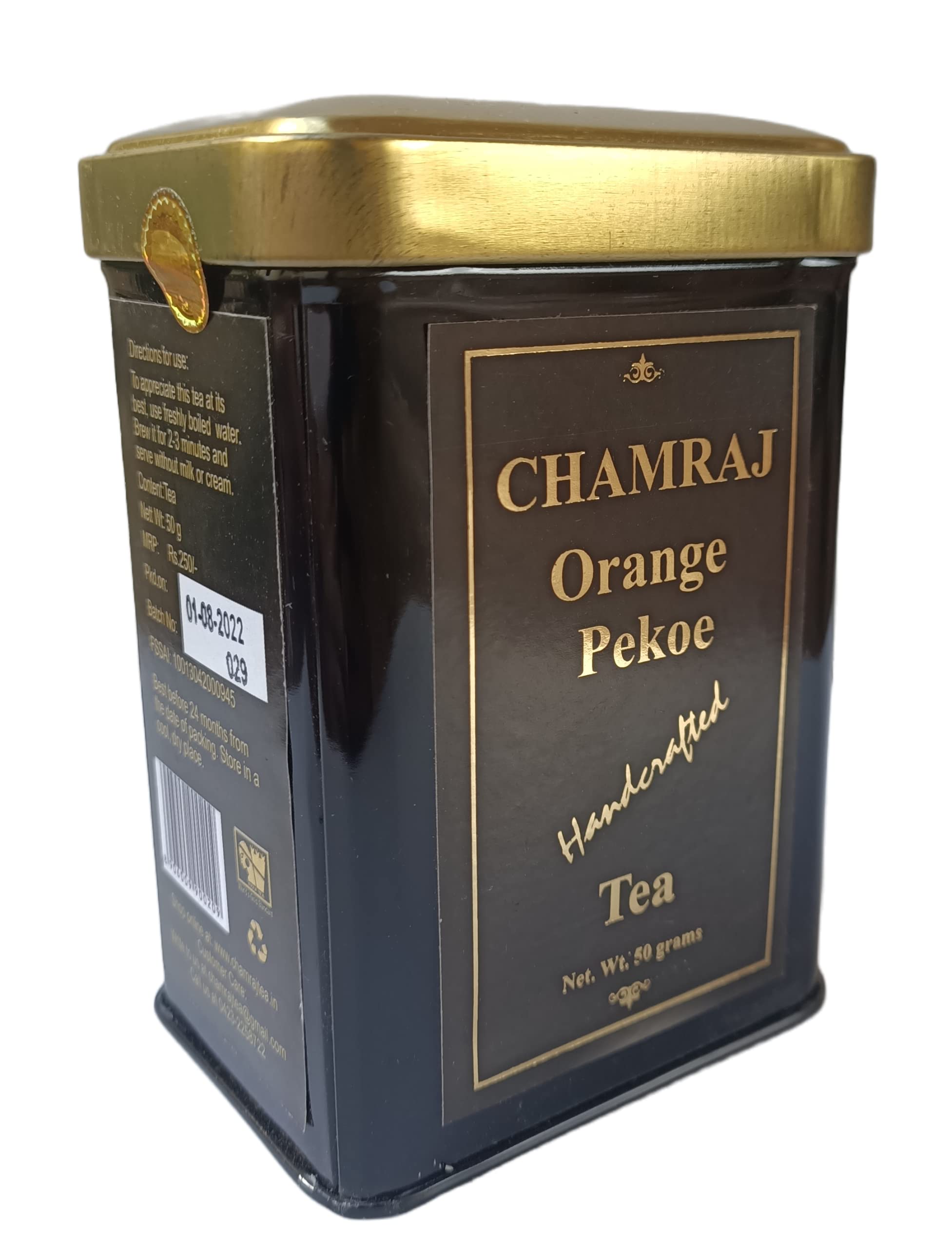 Chamraj Orange Pekoe Handrafted Tea 50g (Pack Of 1) Worlds Most Awarded Tea (B0D3TZT5KX) Amazon Price History, Amazon Price Tracker