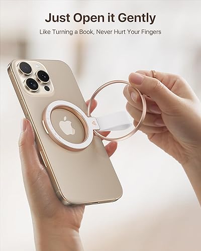 Miniatura 8 de andobil Estabilidad inigualable 2025 Soporte magnético de agarre para teléfono MagSafe Soporte de anillo compatible con accesorios MagSafe para