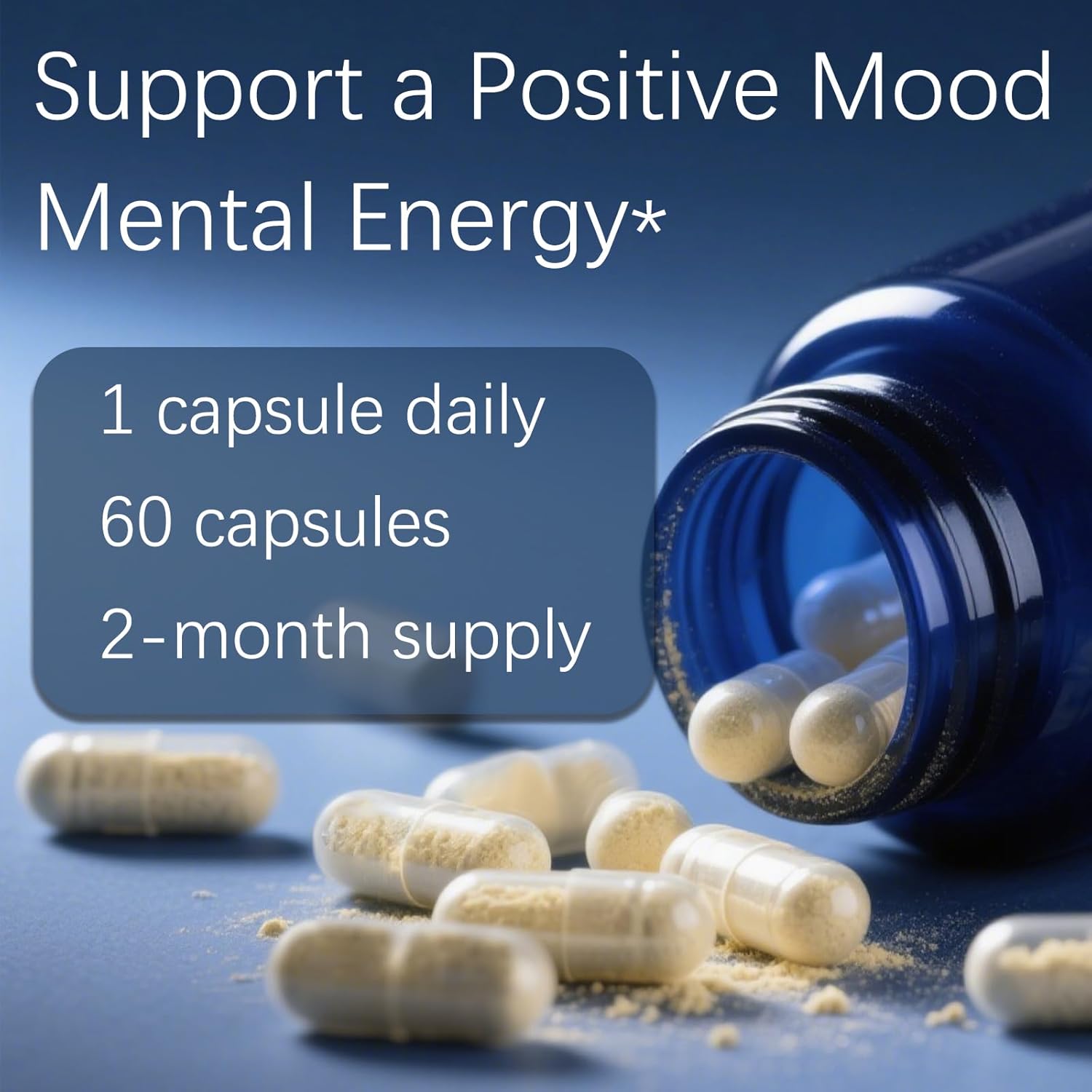 BENIX Dopamine Brain Food - 650mg L-Tyrosine for Focus & Mental Clarity - Brain Energy & Neurotransmitter Support - 60 Capsules (1) - Image 4