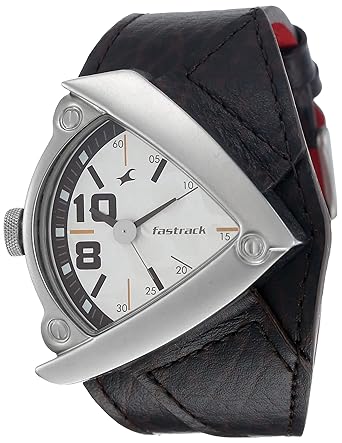 Fastrack Bikers Analog White Dial Mens Watch-NL3022SL01
