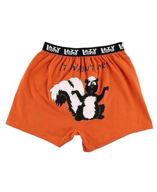 LazyOne Lazy One Funny Boxers for Men, Novelty Men’s Underwear (It Wasn't Me 2X)
