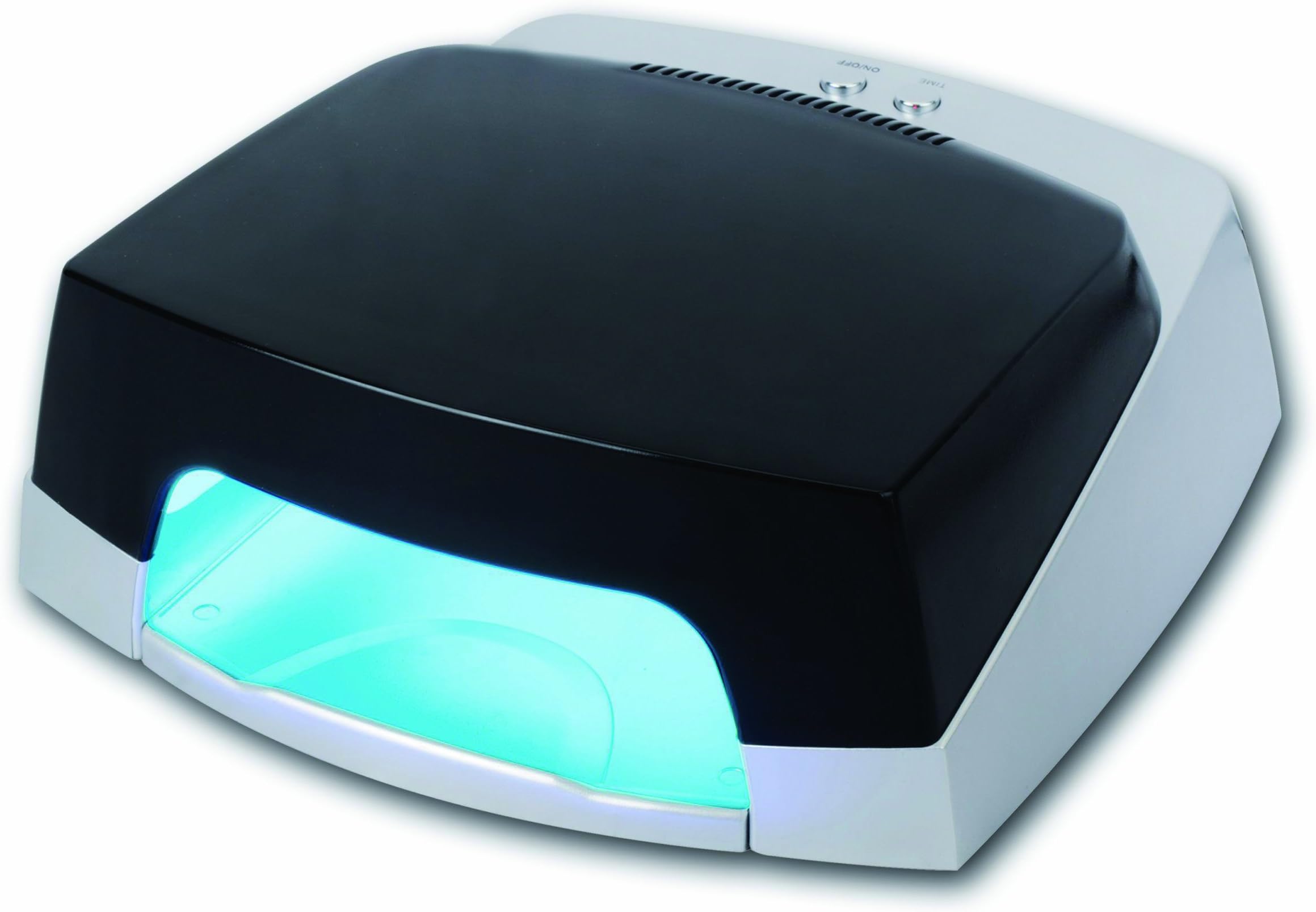 The Edge Nails 36 watt UV Lamp Black & Silver, 20 03 047