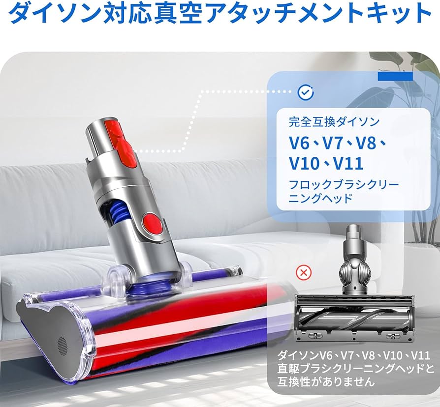 Amazon | ダイソン 掃除機 パーツ交換用底面フェルト、ダイソンV6、V7