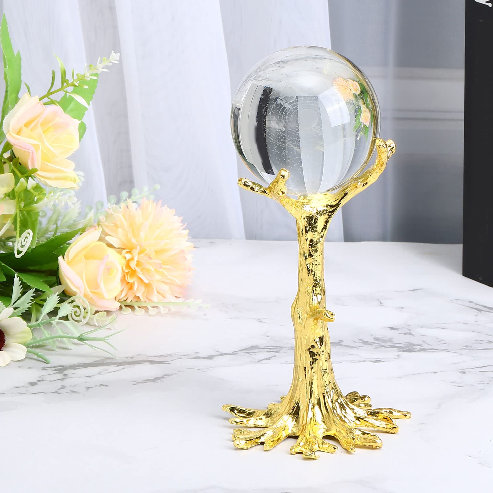 Kristallkugel Ständer 2er Pack - Metall Basis Für 40-60mm Kugeln